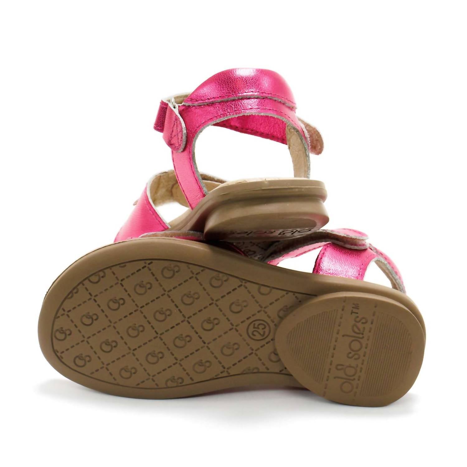 Oldsoles - Toddler's Dazzle Adjustable Leather Sandals
