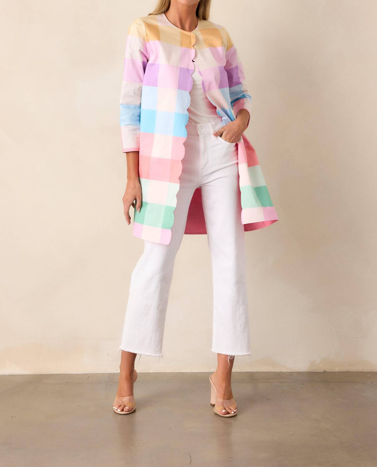 Prosperina - Easton Scalloped Reversible Jacket