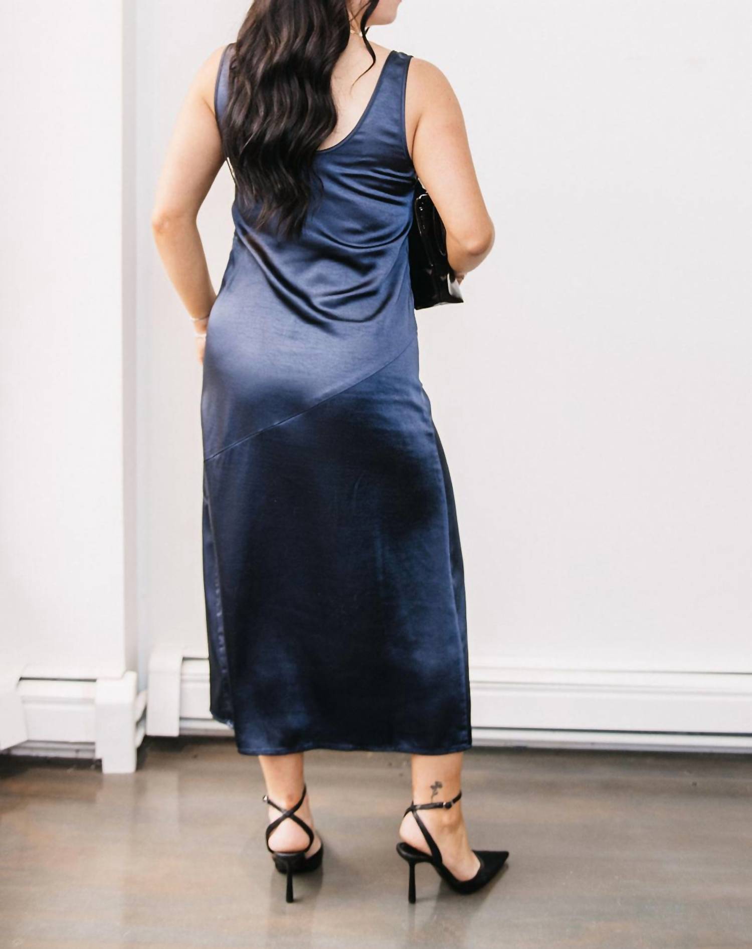 Crescent - Satin Tank Dress