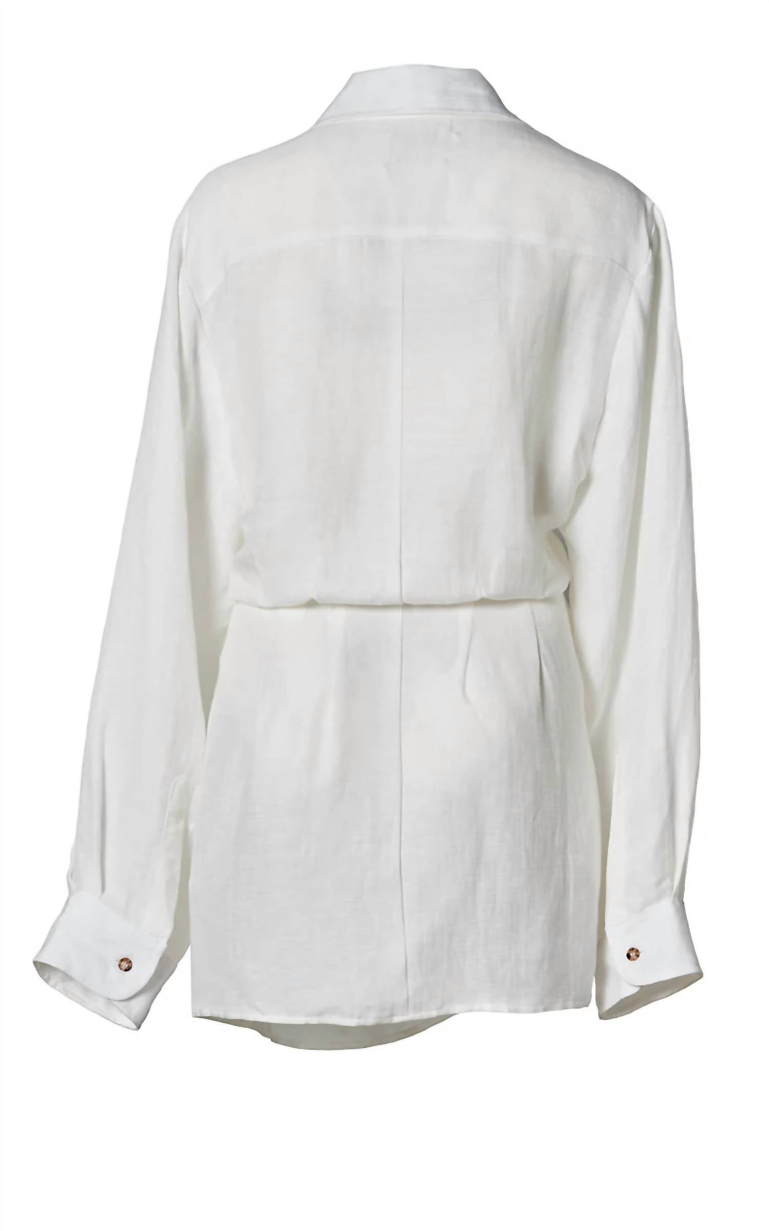 Anemos - Women's The La Button Down Wrap Dress