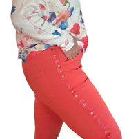 Made In Italy - Studs & Diamante Italian Magic Pants