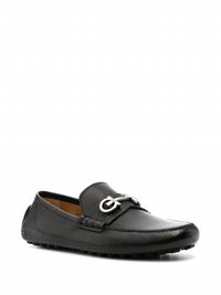 Salvatore Ferragamo - Men's Gancini-plaque Driver Shoes
