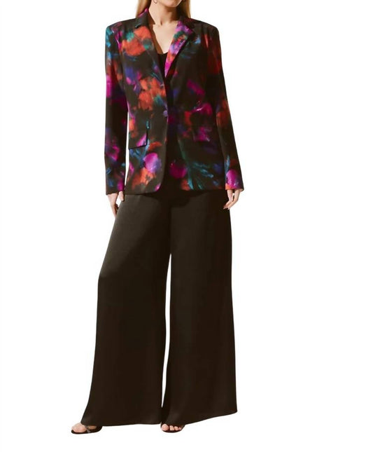 Joseph Ribkoff - SILKY KNIT FLORAL BLAZER