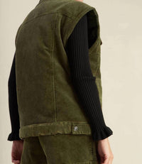 Flying Tomato - Corduroy Button Down Vest