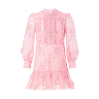 Marlo - Girl's Prue Long Sleeve Embroidered Mini Dress