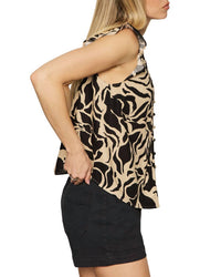 Sanctuary - Time Off Shell V-neck Top