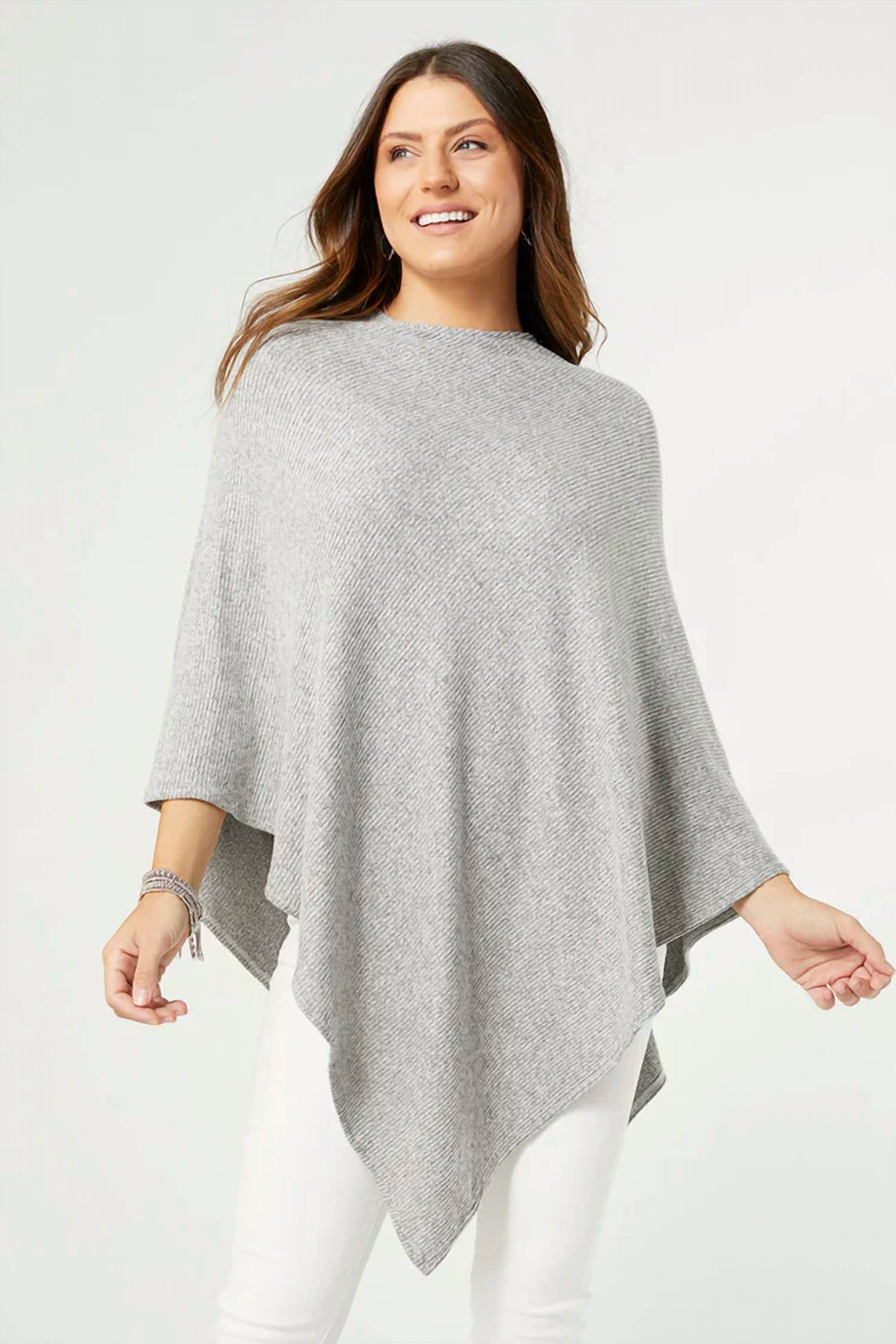 Coco + Carmen - Selene Supersoft Ribbed Poncho