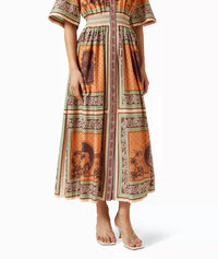 Alemais - Alberta Smocked Shirtdress