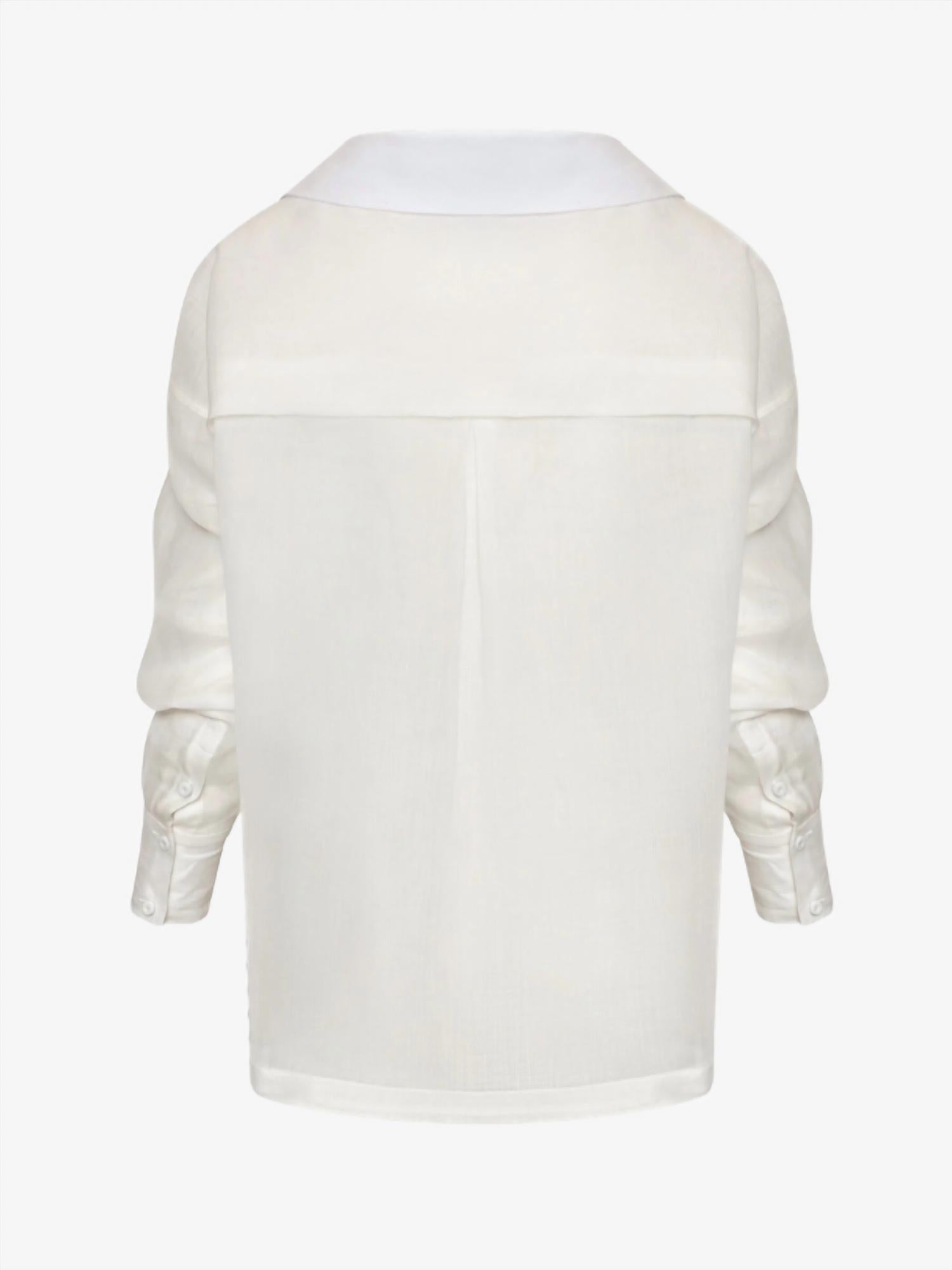Andres Otalora - Vivah Slightly Wide Sleeves Blouse