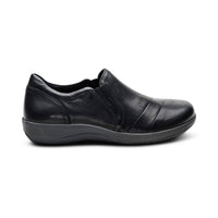 Aetrex Women's Helena Arch Support Slip On in black - women's flats