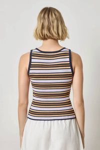 Lilla P - Striped Scoop Neck Tank