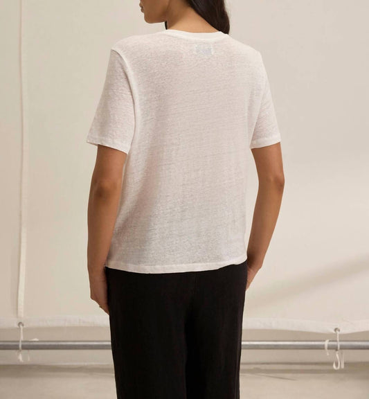 Velvet By Graham & Spencer - Heritage Linen Knit Tee