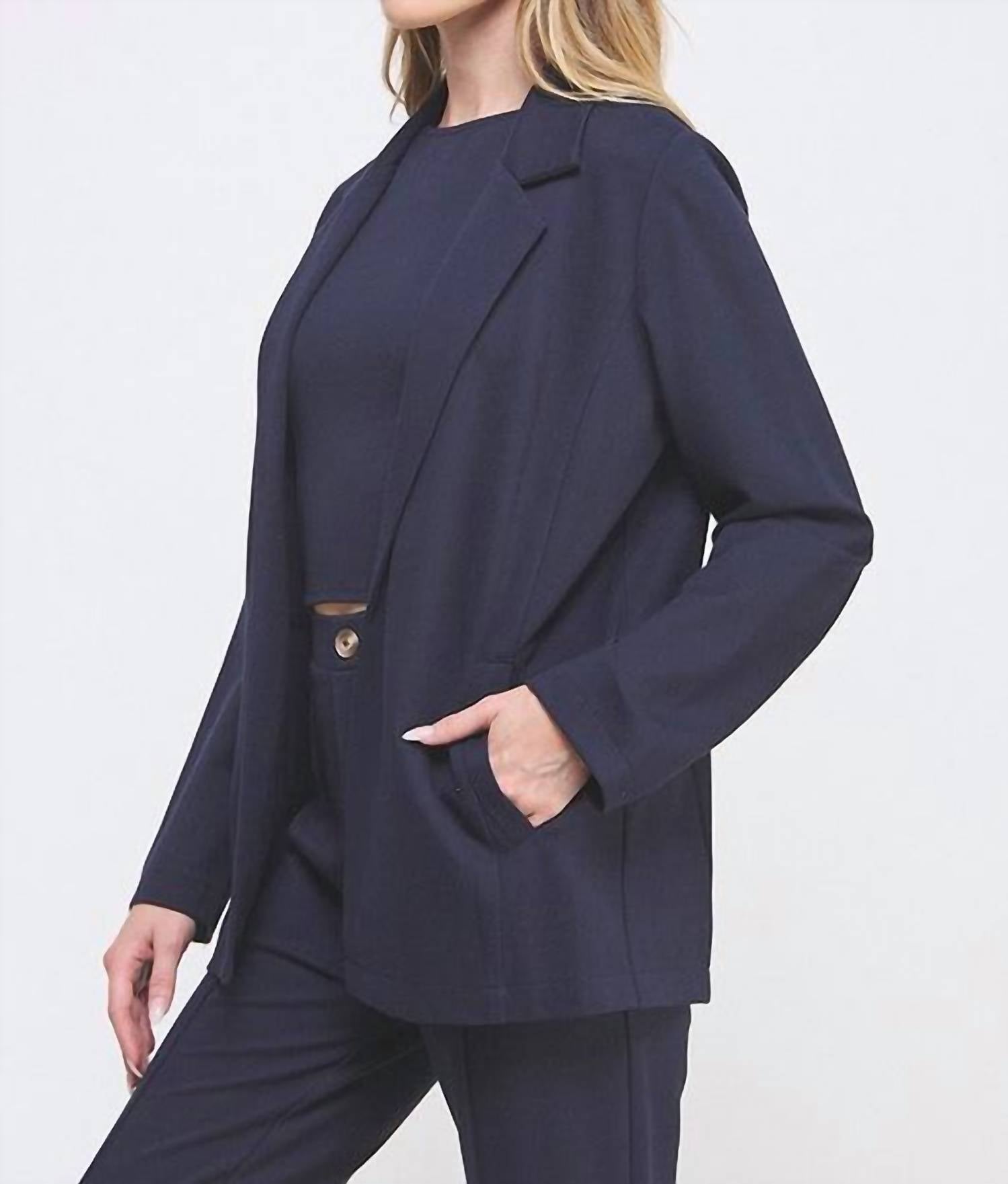 Allie Rose - Easy Everyday Ponte Blazer