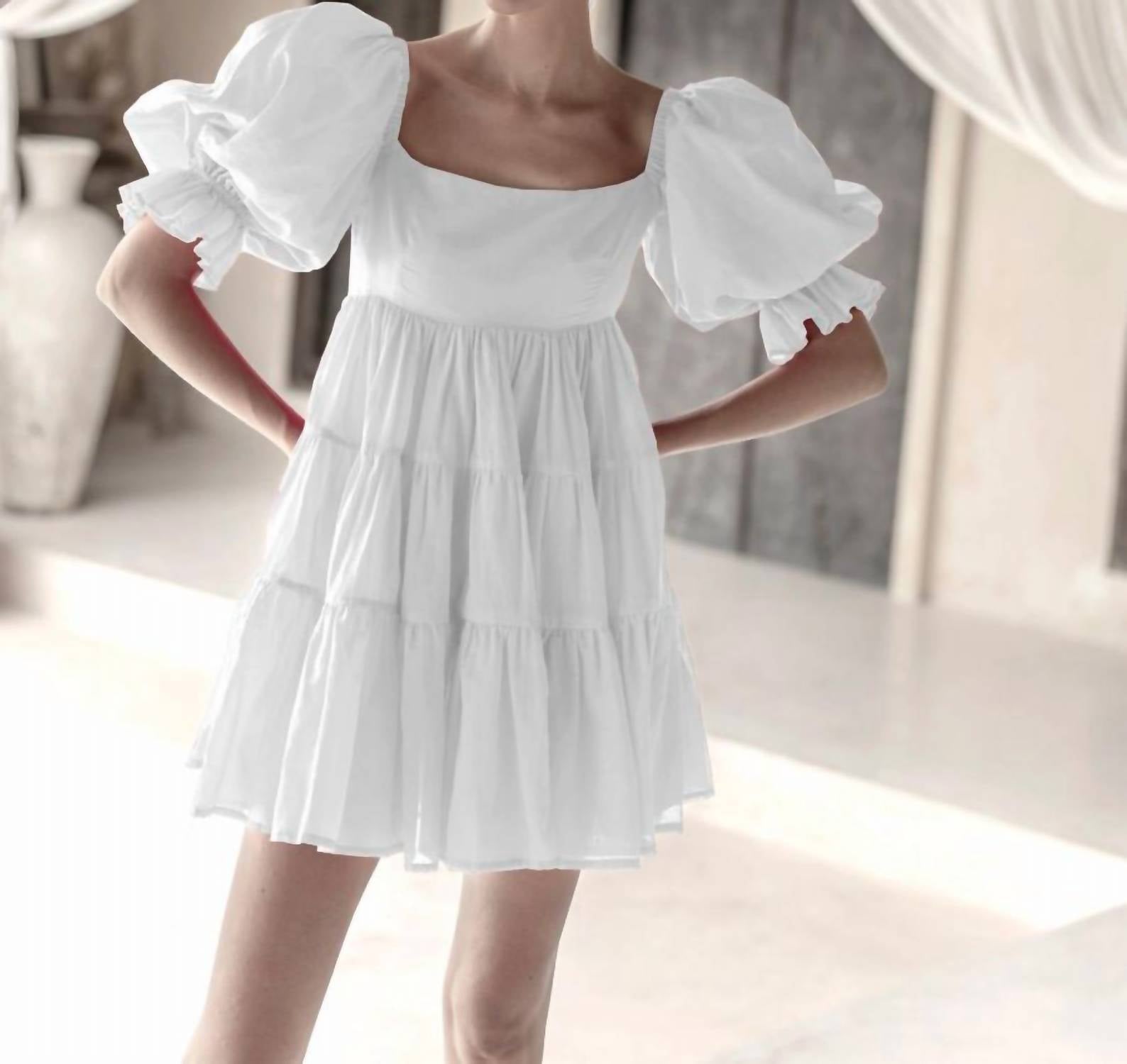 Erika Peña - Aja Ruffle Detail Mini Dress