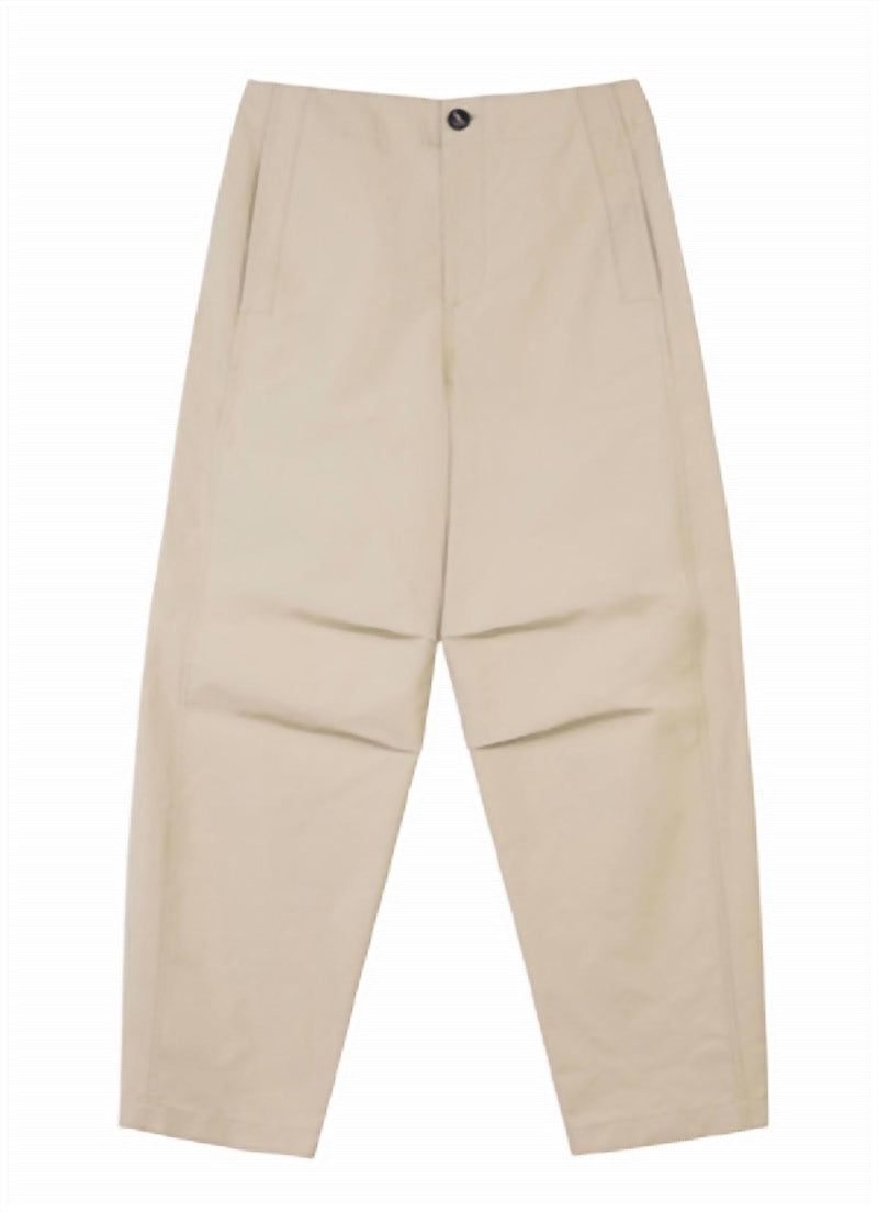 Tela Women's Mirko Trouser Pant in beige - women's pants