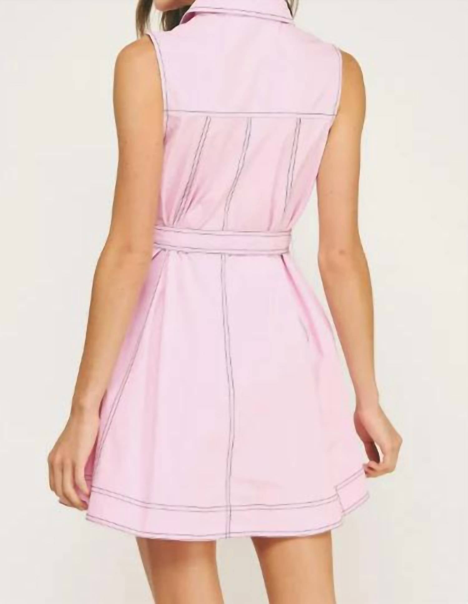 Strut & Bolt - Stitch Mini Shirt Dress