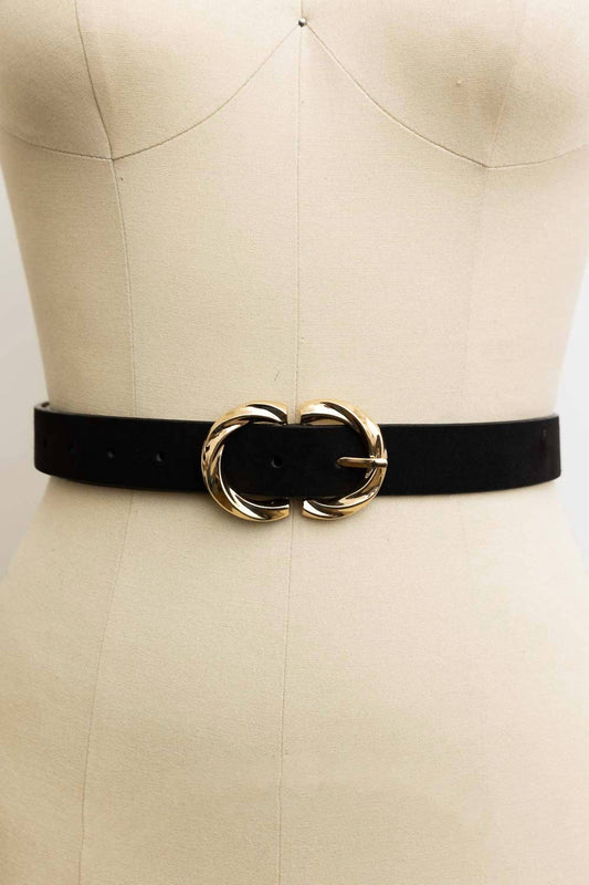 Leto - Women's Double C Shaped Buckle Belt