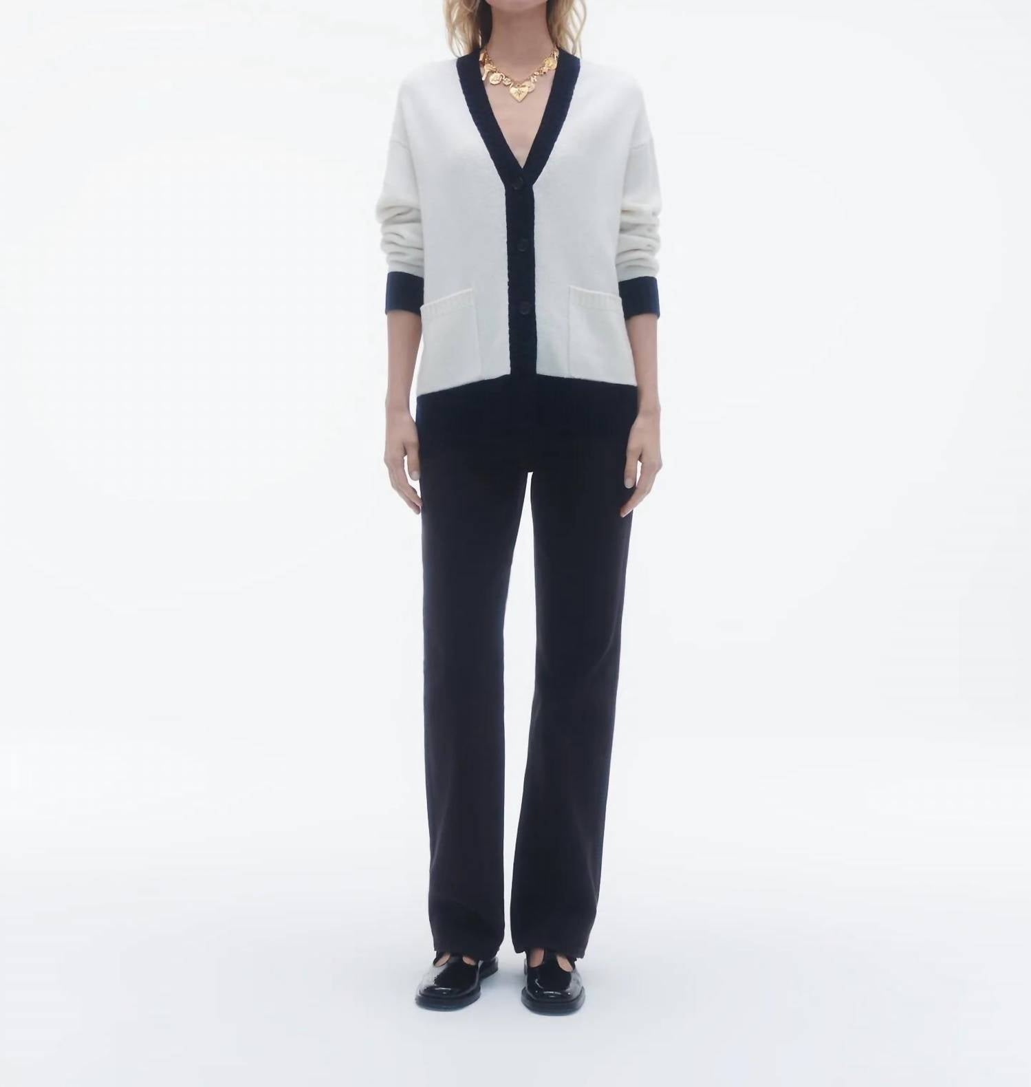 Guest In Residence - The Cardigan Colorblock Sweater