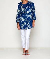 SARA CAMPBELL Sabrina Bow Jacket in mum garden - women's jacket - view 6