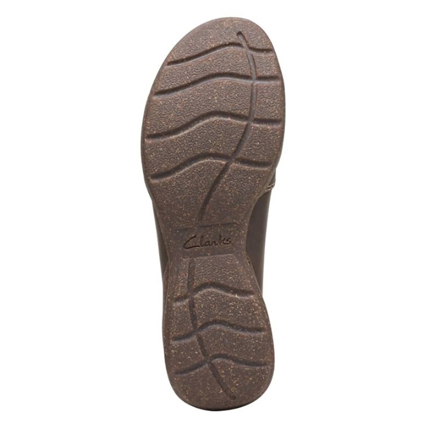Clarks Women's Roseville Sky Loafer in dark taupe leather - women's flats - view 8