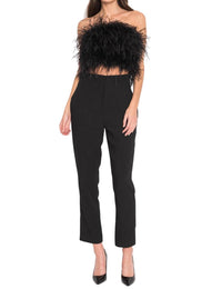Lamarque - Zaina Feather Bustier Top