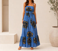 Mystery Resort - Isla Azure Maxi Dress