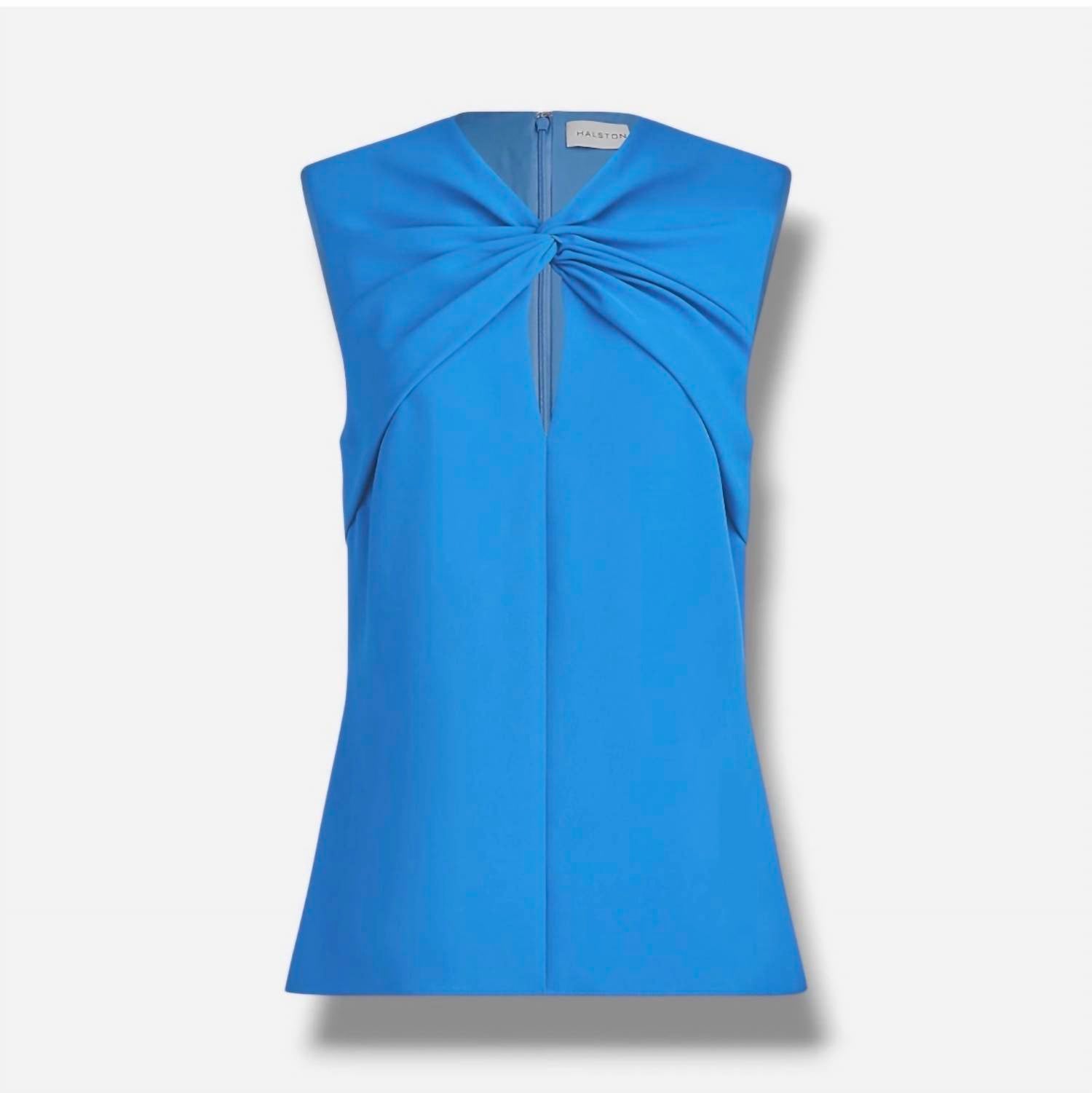 Halston - Faren Top in Fluid Crepe