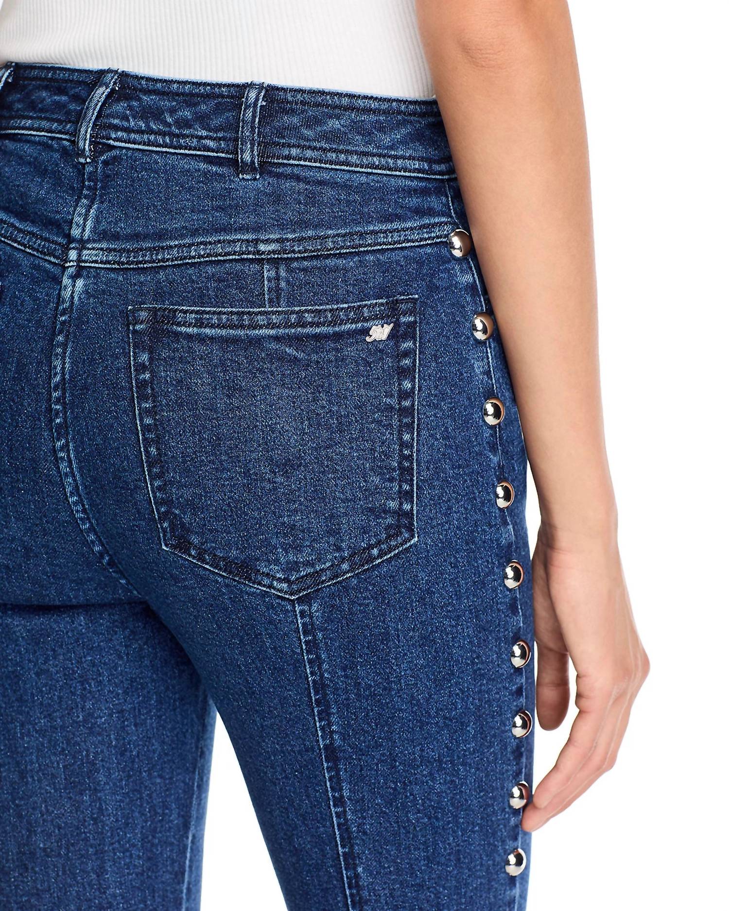 Cinq A Sept - Denim Studded Shailene Pants