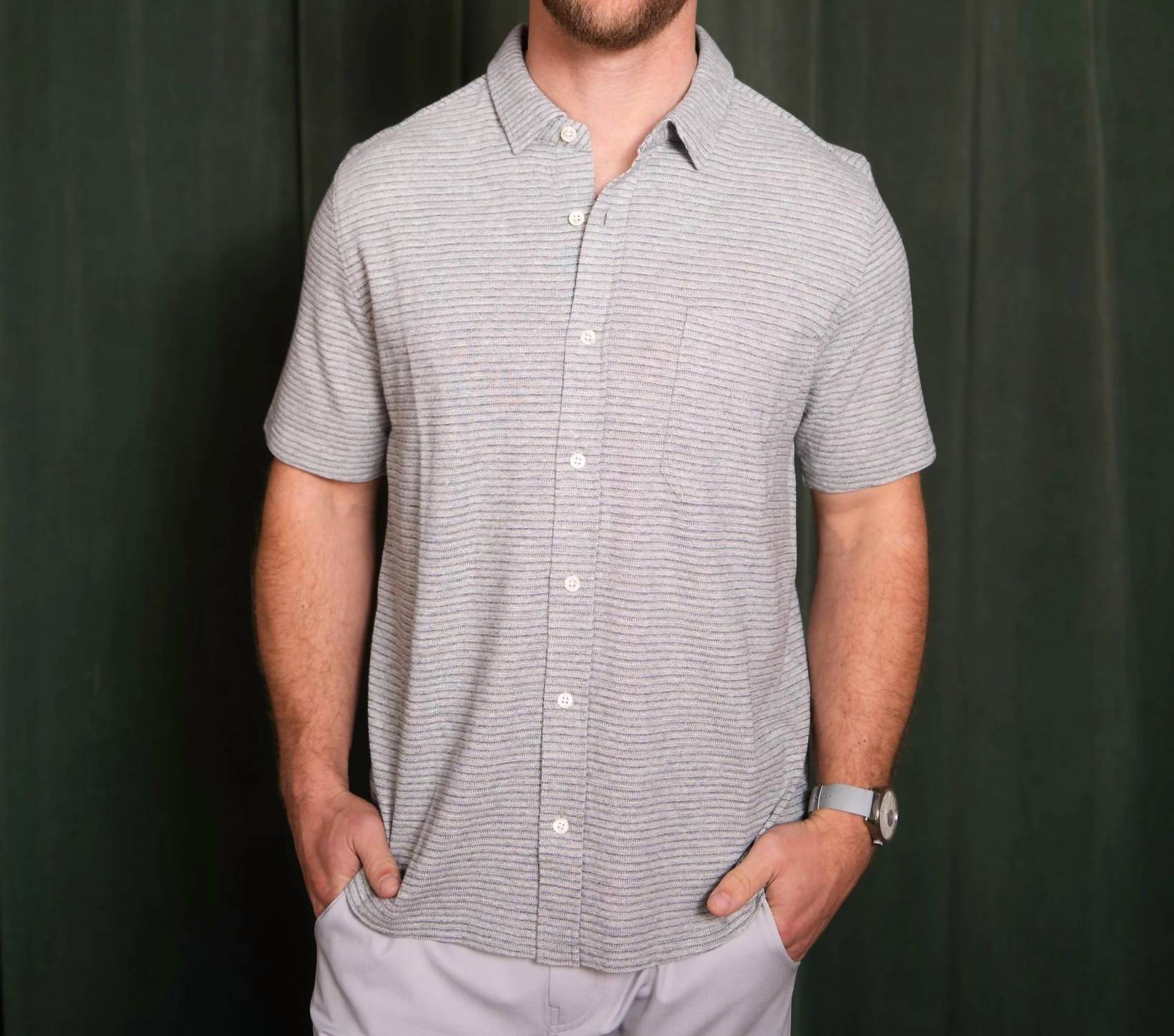 Billy Reid - Men's Textured Knit Shirt
