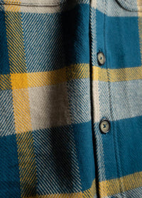 Iron & Resin Men's Conejo Twill Shirt in blue - men's shirt - alternate view