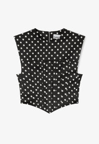 Ganni - Women's Printed Double Satin Corset Top