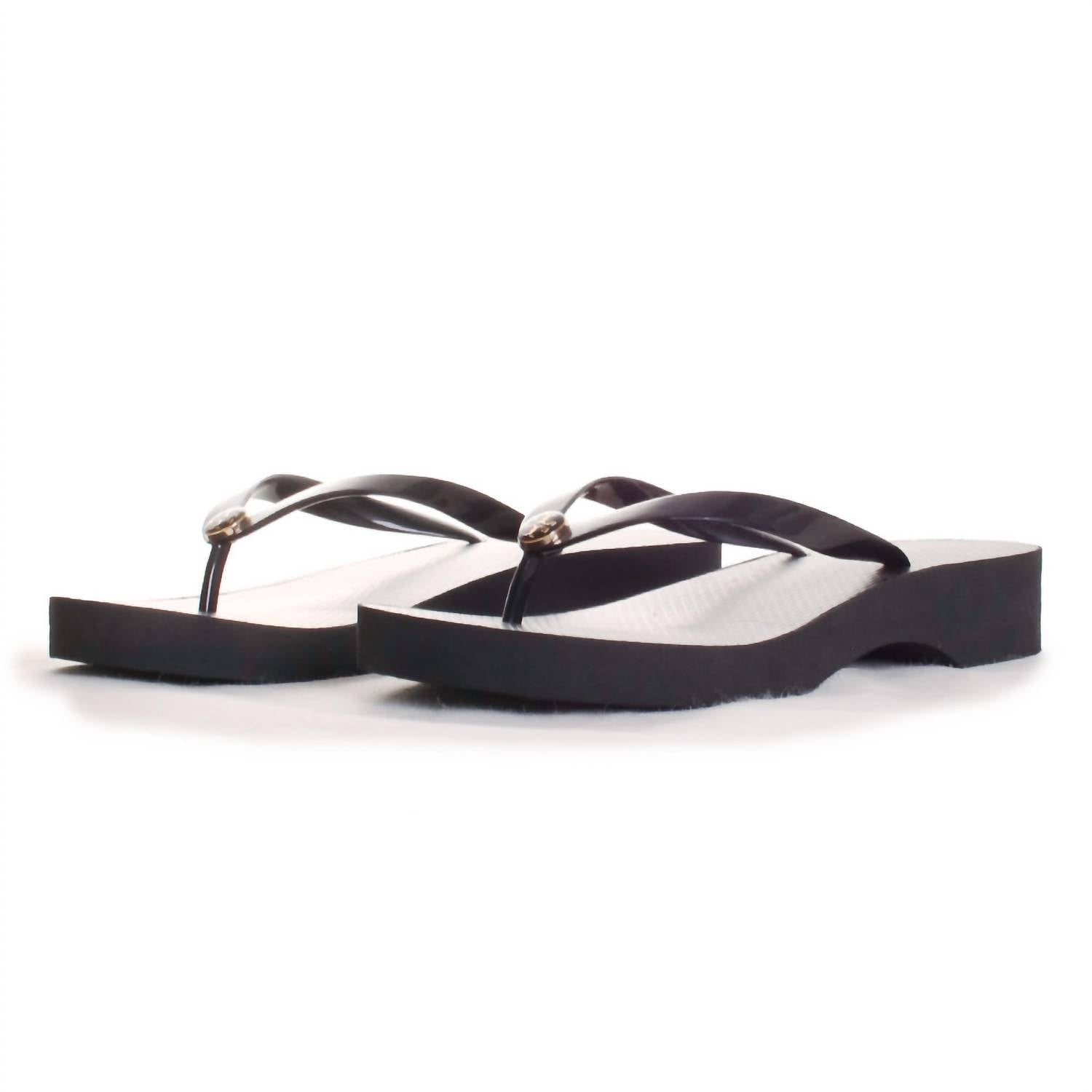 Tory Burch - Women's Cut-out Wedge Flip Flops