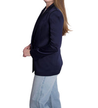 SIMKHAI Norah Long Sleeve Blazer in black - women's jacket - alternate view