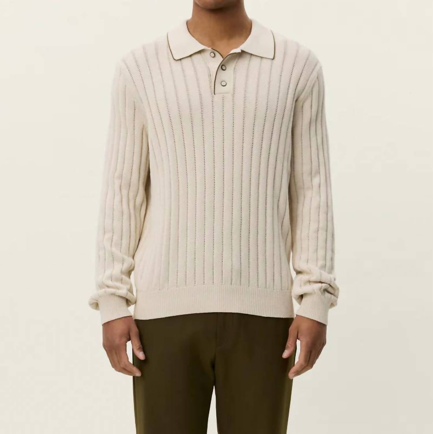 Les Deux - Bogart Rugby Knit Polo