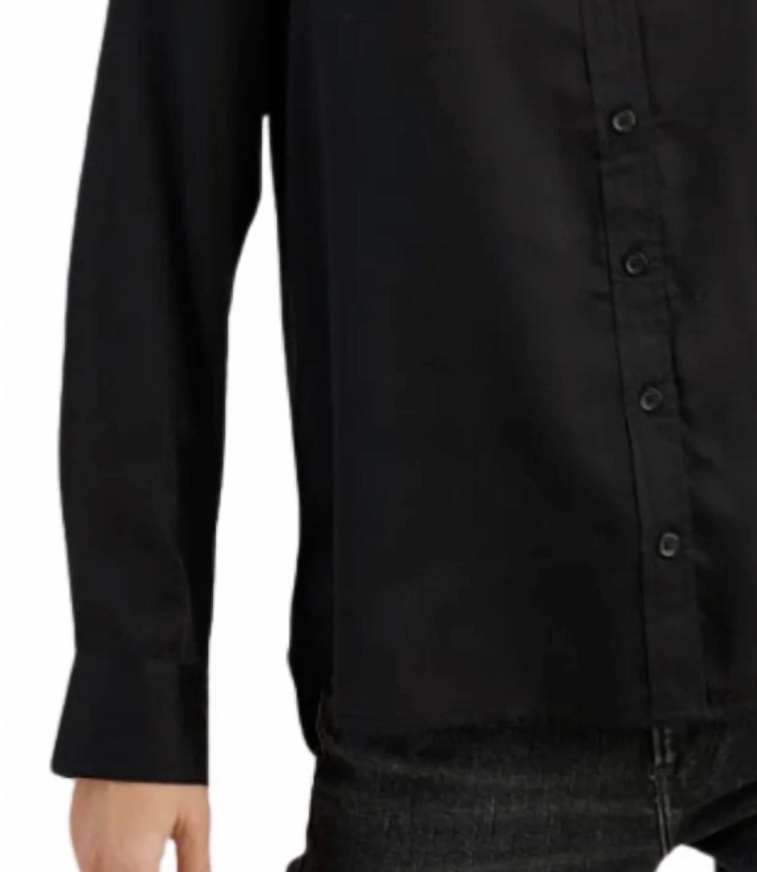 Storiatipic - Fran Satin Long Sleeve Shirt