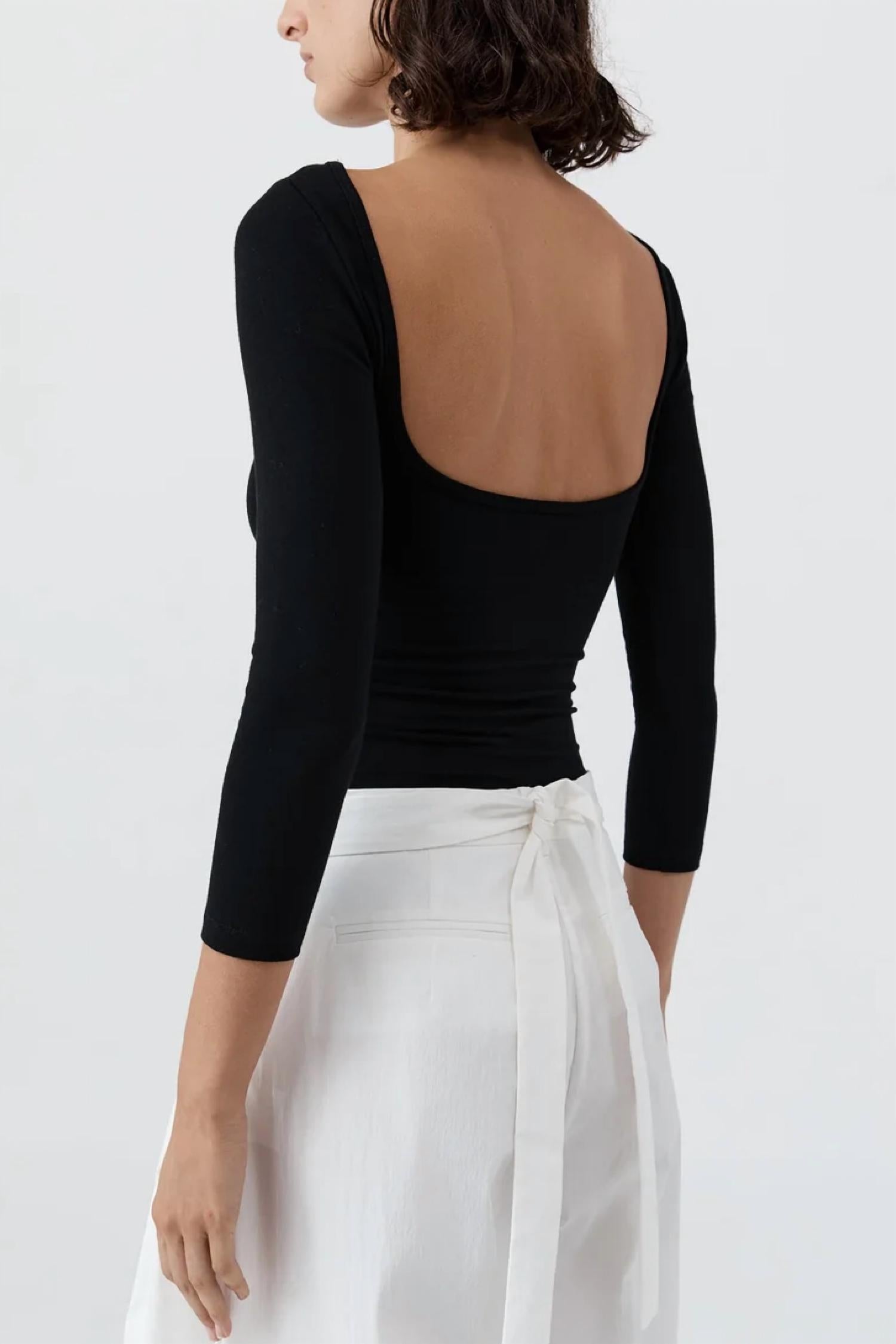 St. Agni - Soft Jersey Ballerina Top