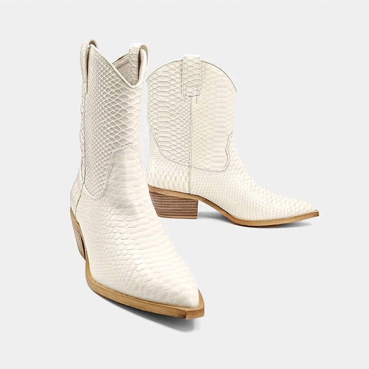 Shu Shop - Women's Zouzou Snake Skin Boot