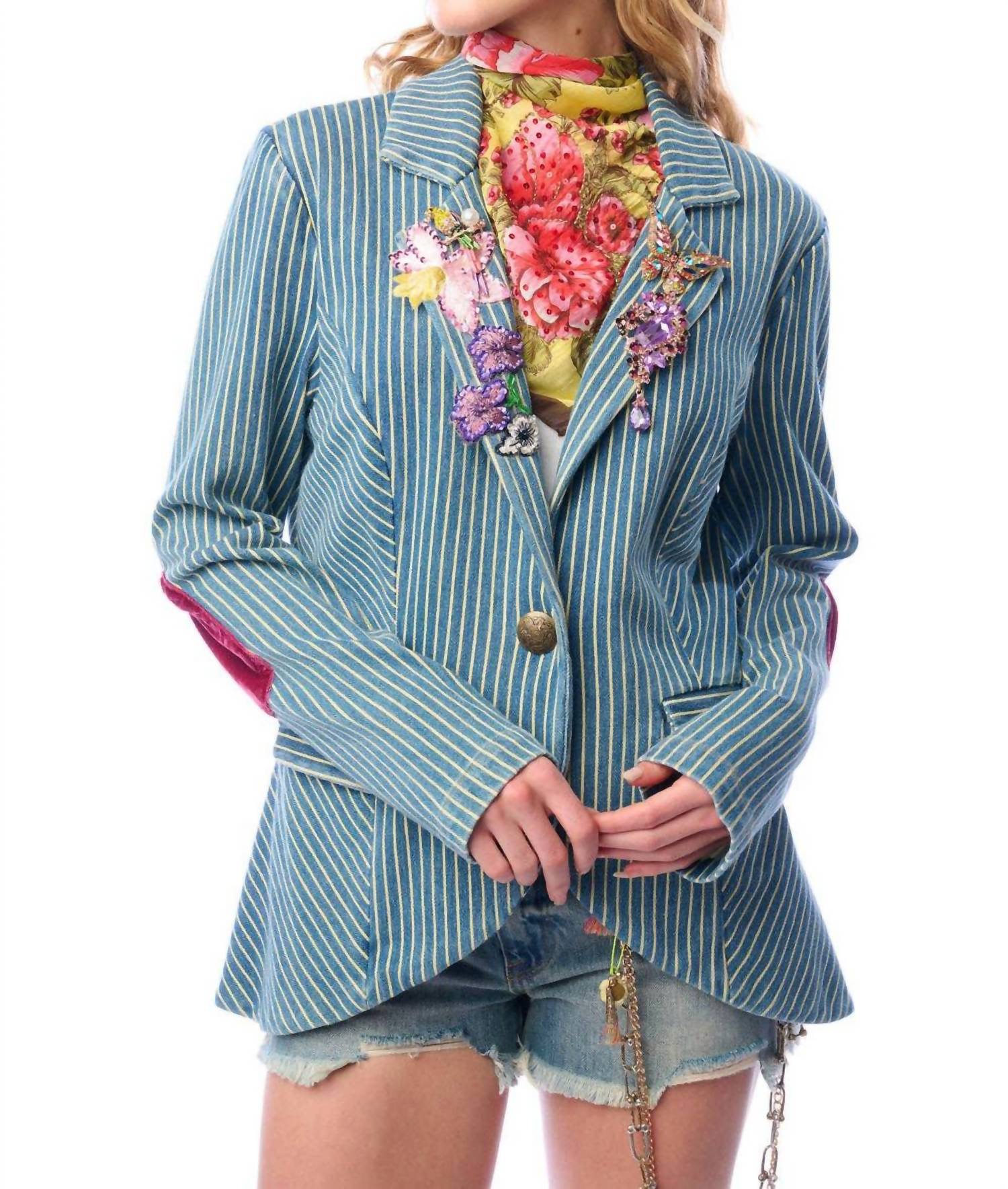 Aratta - Alaia Blazer With Lapel Embellishments