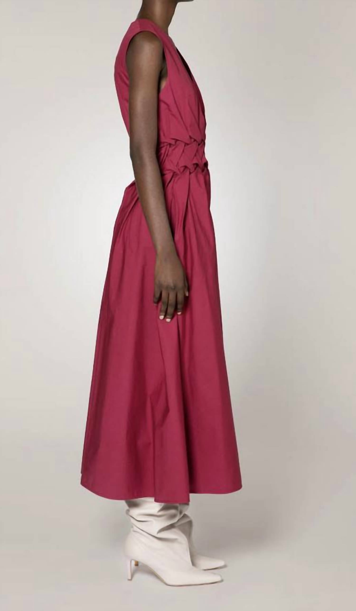 Roksanda - Eifal Cotton Dress in Rosewood