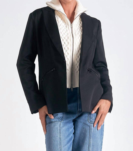 Elan - Combo Blazer With Sweater Detachable