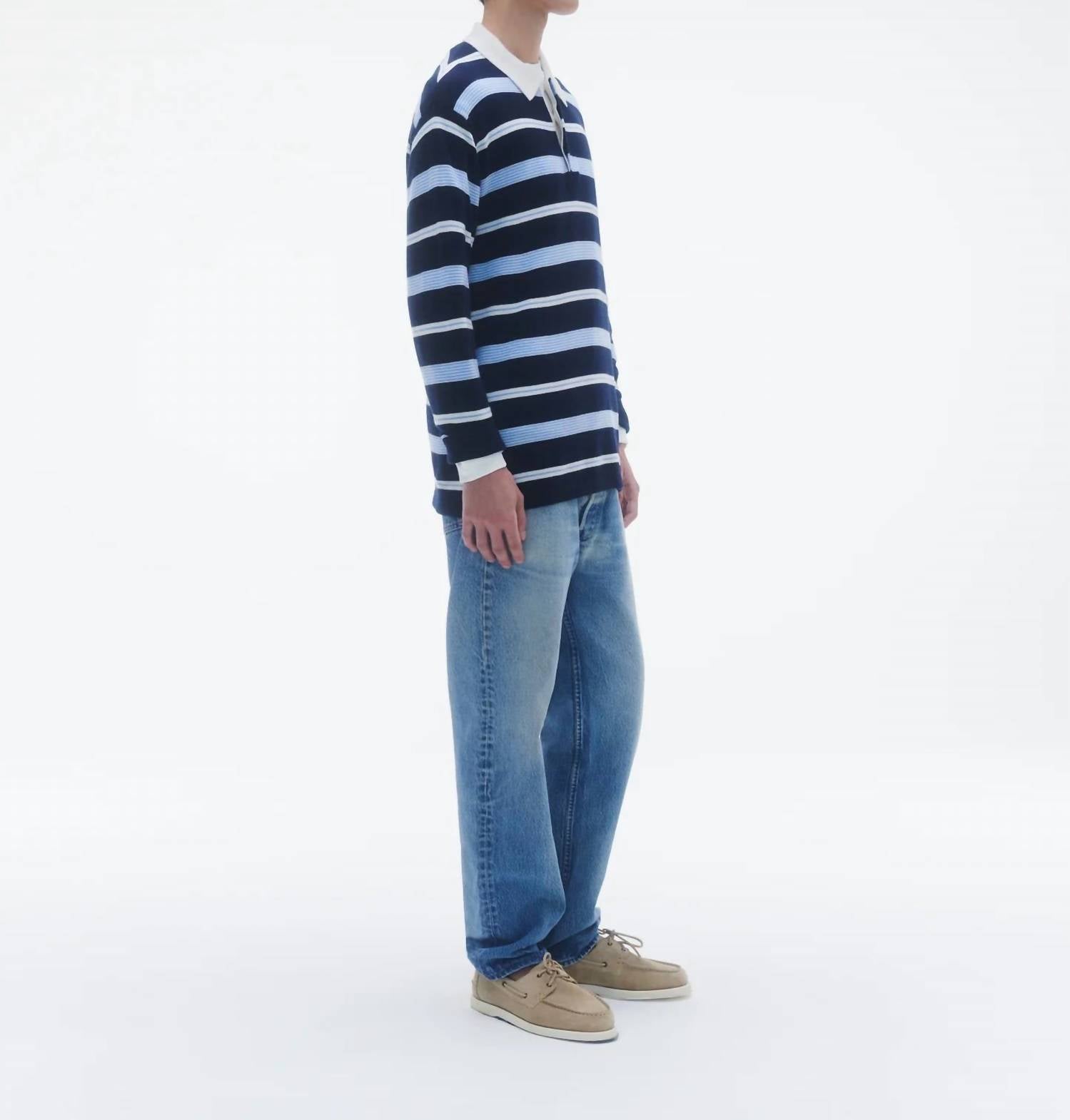 Guest In Residence - Striped Rugby Sweater
