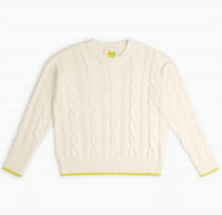 Kerri Rosenthal - Maxwork Cable Crew Neck Sweater