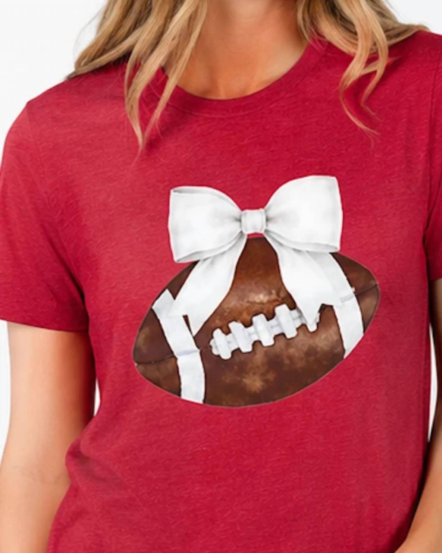 Ali Dee Wholesale - Gameday Bow Football Shirt