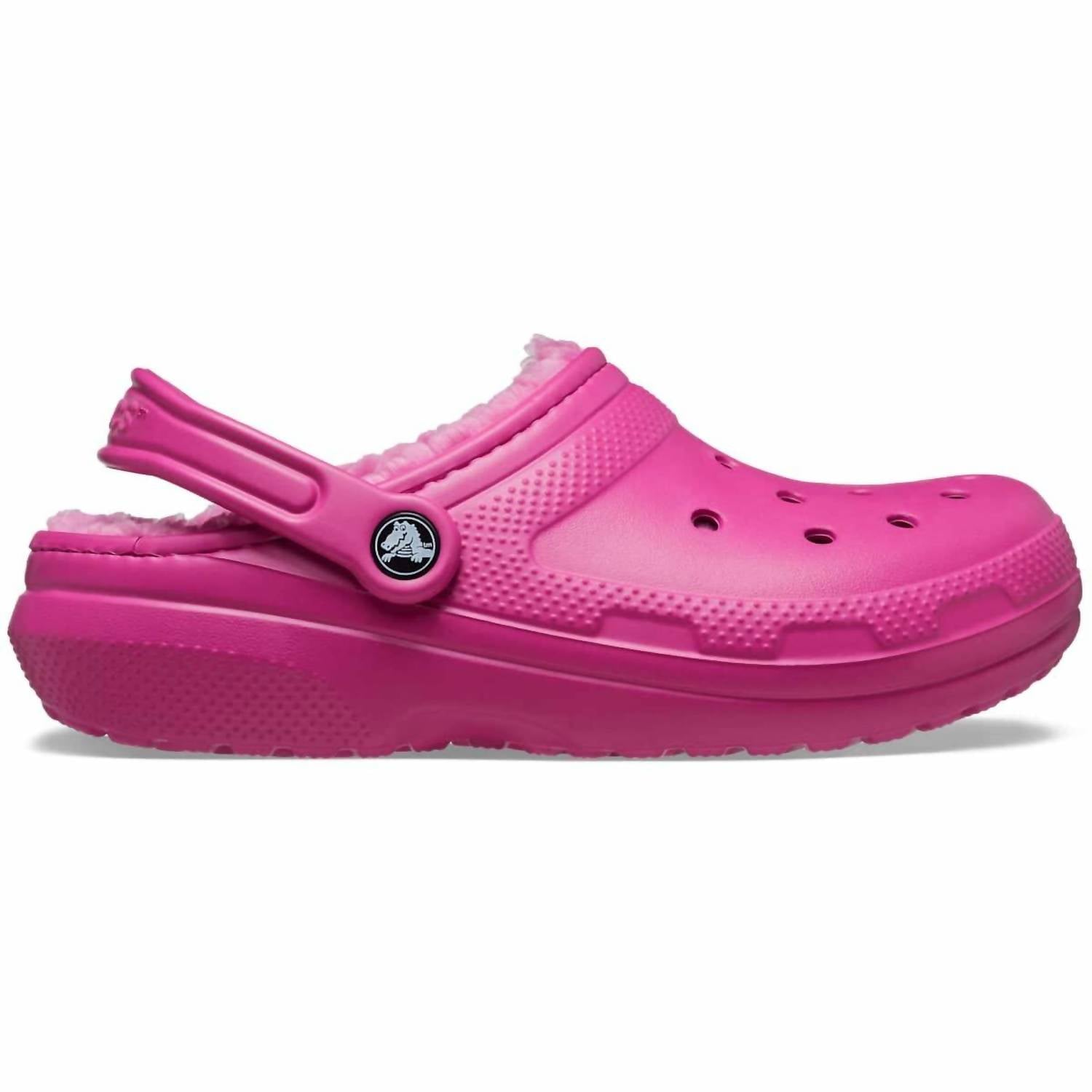 Crocs - Unisex Classic Lined Fuzzy Slippers Clog