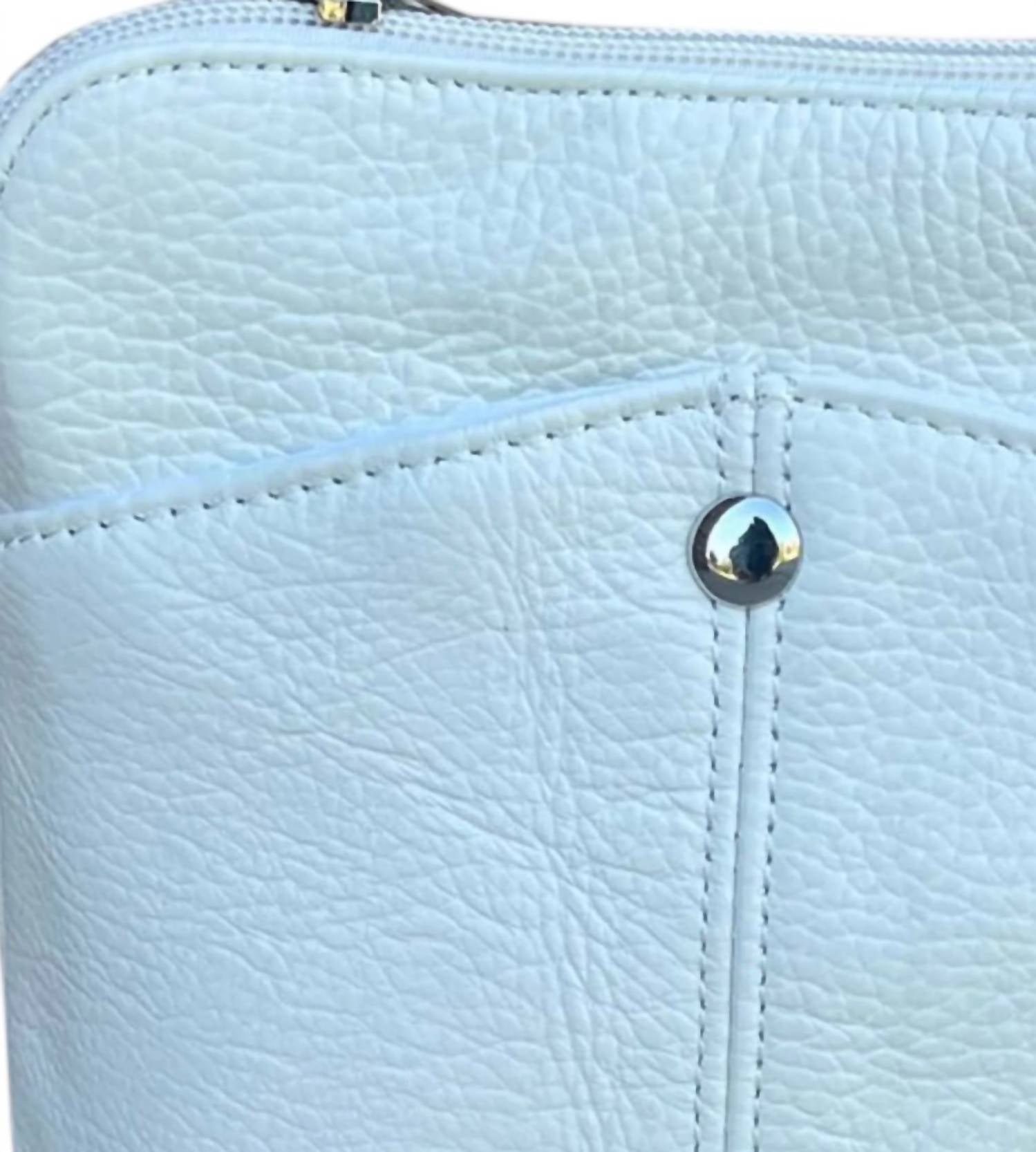 Roma Leathers - Women's Leather Mini Shoulder Bag