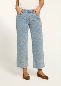 Fdj - Pull-on Wide Leg Crop Jeans