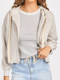 Sadie & Sage - Nora Zip Front Hoodie