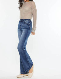 Kancan - High Rise Wide Leg Flare Jeans