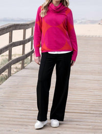 Marble - Polka Dot Cowl Neck Jumper