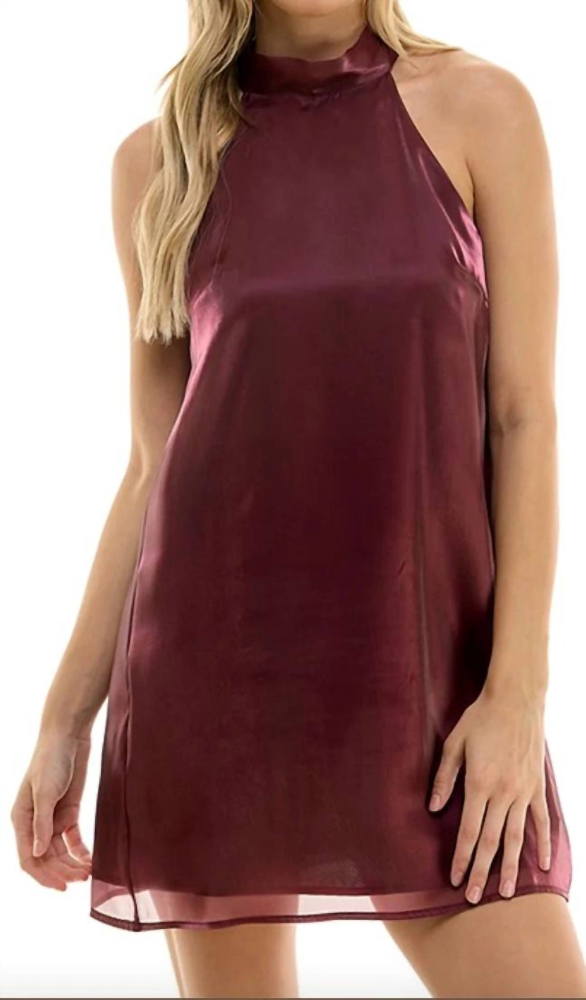 On Twelfth - Women's Christmas Cabernet Mini Dress